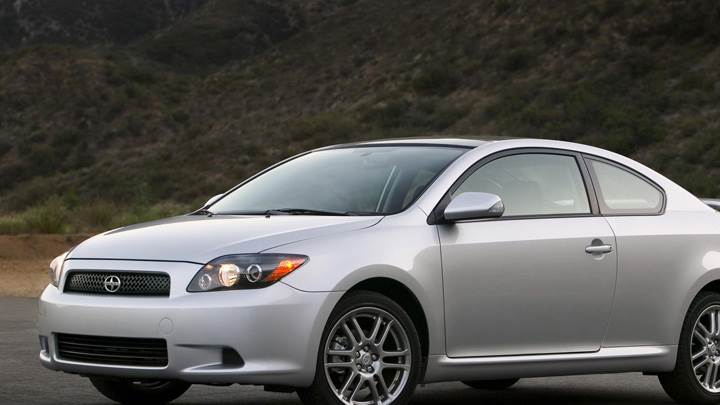 2009 Scion TC In Silver Side Pose